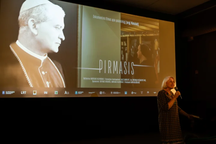 Kino teatre „Pasaka“ pristatytas dokumentinis filmas „Pirmasis“ apie palaimintąjį Jurgį Matulaitį
